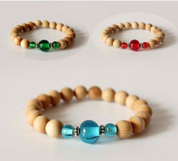 Natural Wood Beads Meditation Jewelry Yoga Bracelet