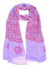 Women's Printed Ohm Prayer Meditation Yoga Scarf