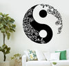 Yin Yang Floral Yoga Meditation Wall Home Decoration