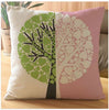 Throw Pillowcase Square Almofada Emoji Lovely Tree