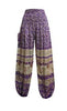 Elephant WHITE Print Yoga Meditation Harem Pants