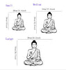 House Decoration Meditating Buddha Decal