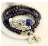 Crystal 4 Layers Stretch Bead Bracelet Meditation Jewelry