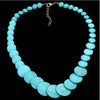 Turquoise Stone Bead Tibetan Necklace