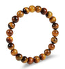 Tiger Eye Lava Stone Beaded Bracelet
