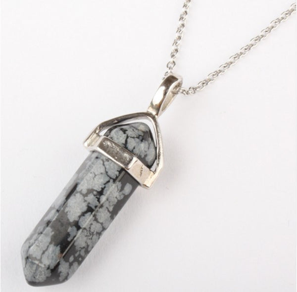 Crystal Quartz Healing Stone Necklace