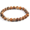 Tiger Eye Lava Stone Beaded Bracelet